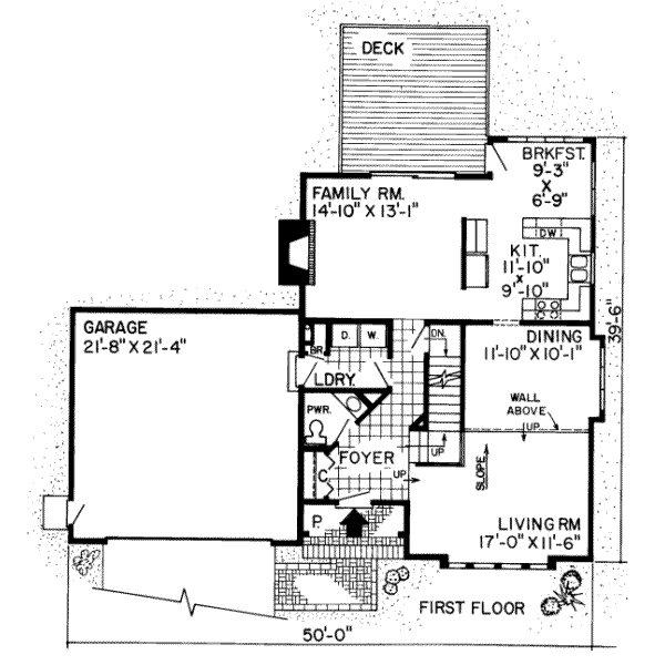 main floor house blueprint