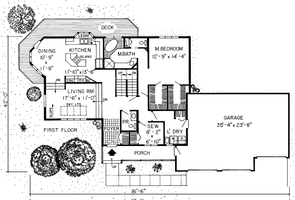 main floor house blueprint