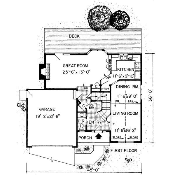 main floor house blueprint