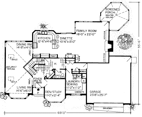 main floor house blueprint