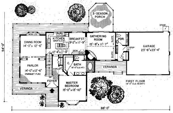 main floor house blueprint