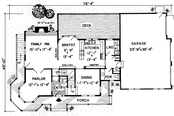 main floor house blueprint