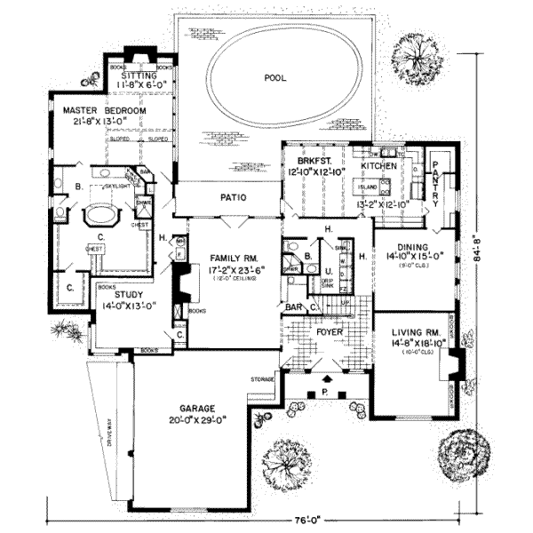 main floor house blueprint