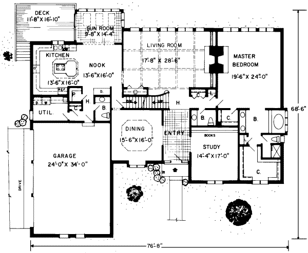 main floor house blueprint