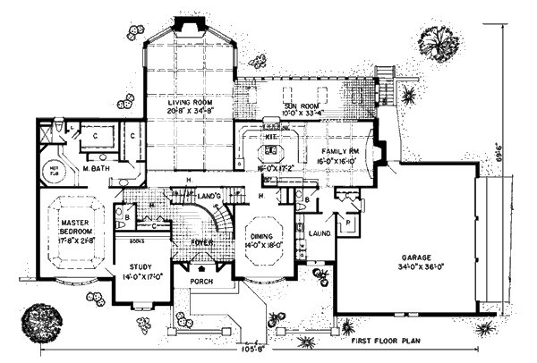 main floor house blueprint