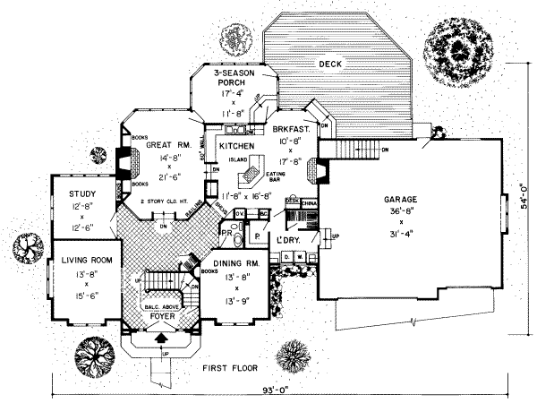 main floor house blueprint
