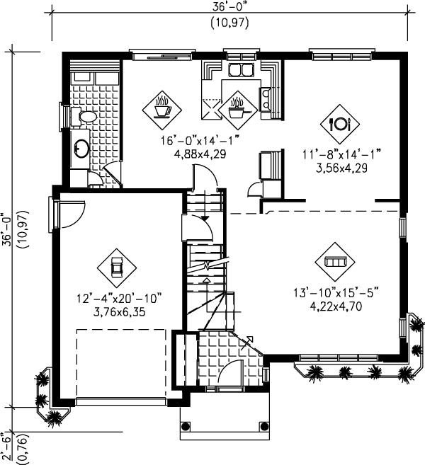 main floor house blueprint