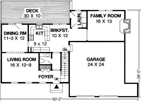 main floor house blueprint