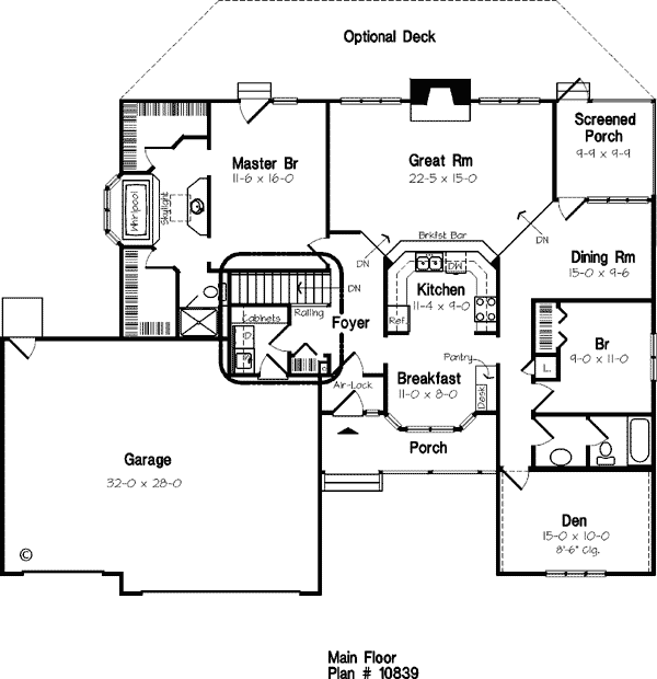 main floor house blueprint