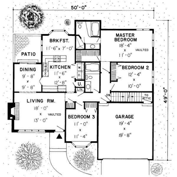 main floor house blueprint