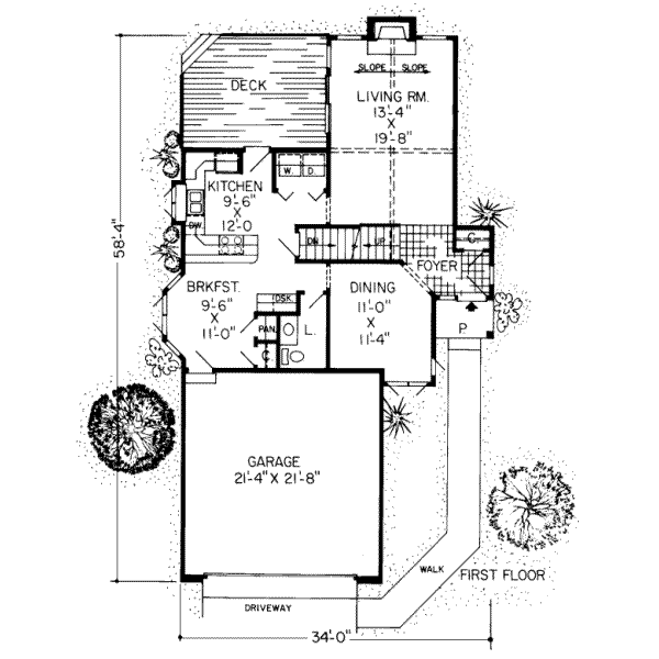 main floor house blueprint