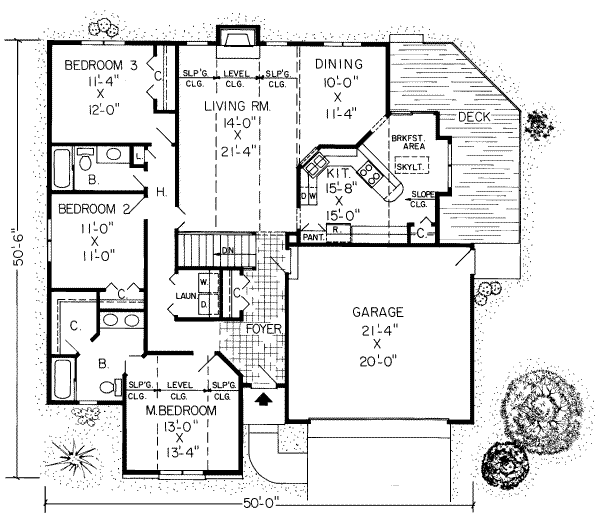 main floor house blueprint