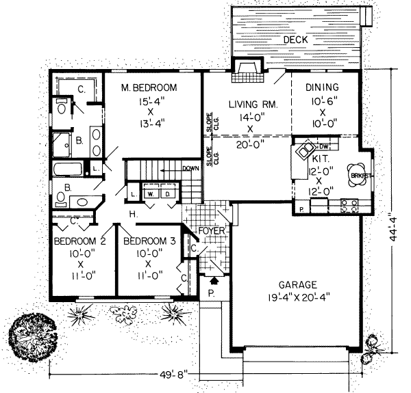 main floor house blueprint