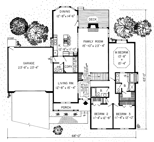 main floor house blueprint