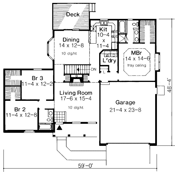 main floor house blueprint