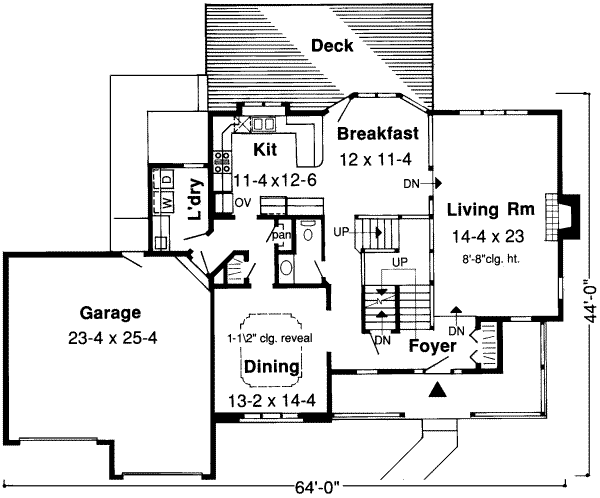 main floor house blueprint