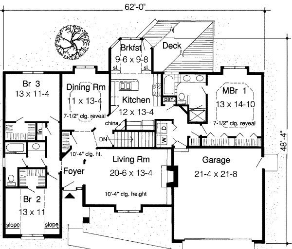 main floor house blueprint