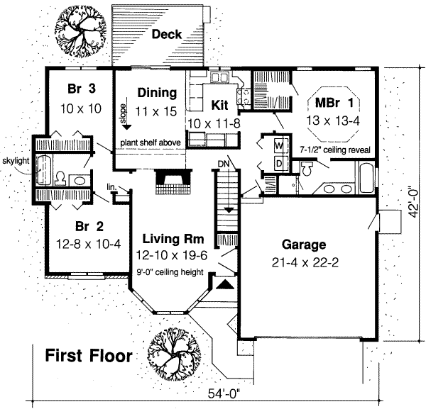 main floor house blueprint