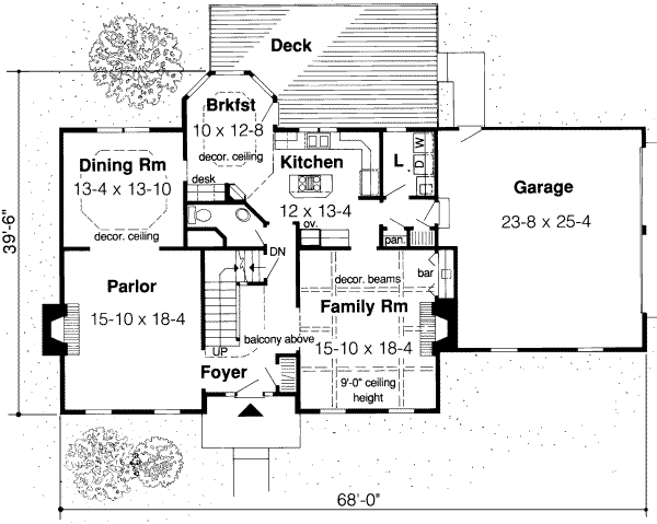 main floor house blueprint