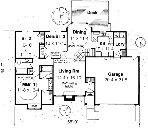 main floor house blueprint