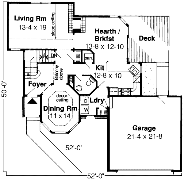 main floor house blueprint