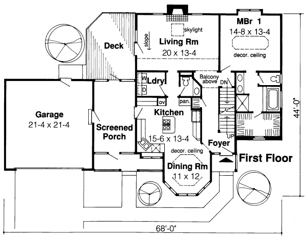 main floor house blueprint