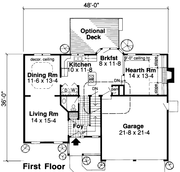 main floor house blueprint