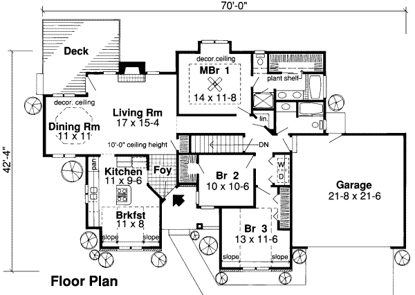 main floor house blueprint