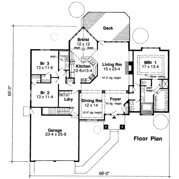 main floor house blueprint