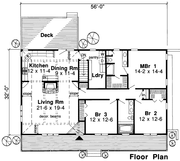 main floor house blueprint