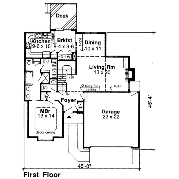 main floor house blueprint