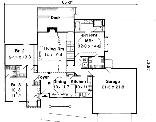 main floor house blueprint