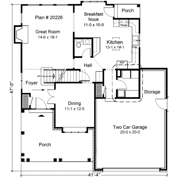 main floor house blueprint