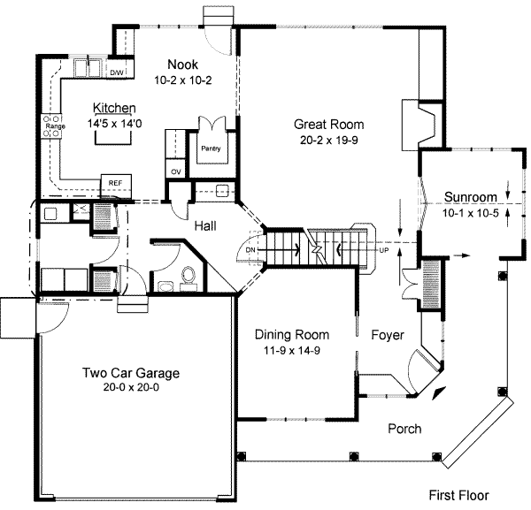 main floor house blueprint