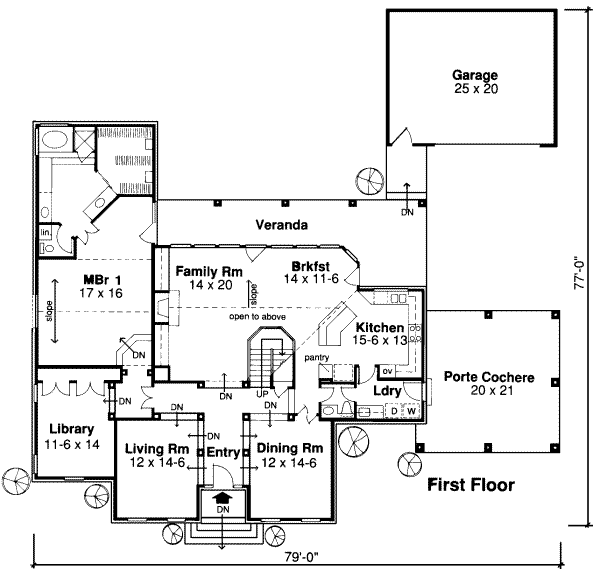 main floor house blueprint