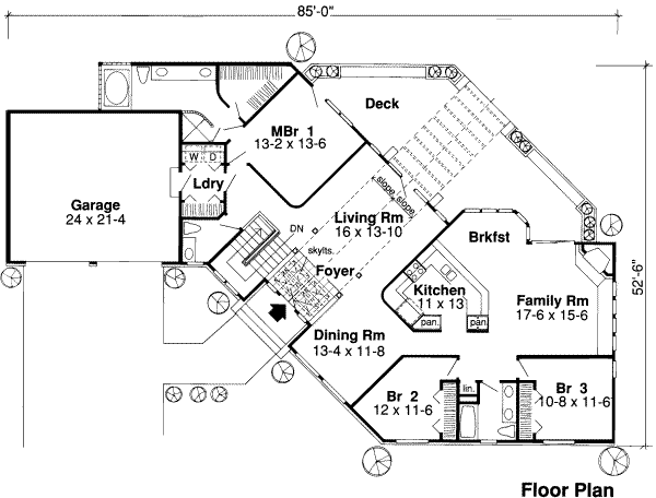 main floor house blueprint