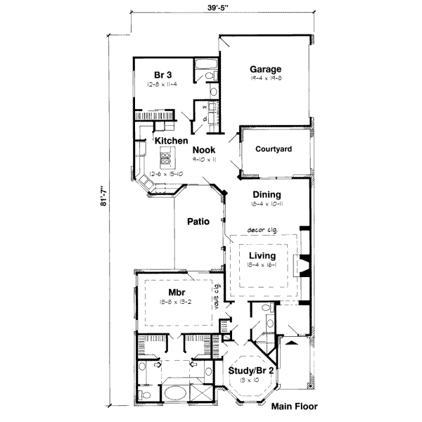 main floor house blueprint