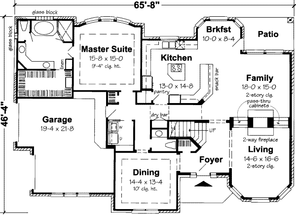 main floor house blueprint