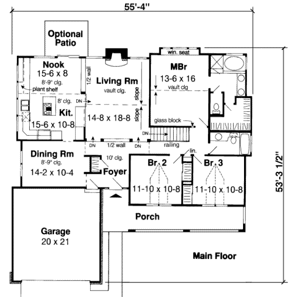 main floor house blueprint