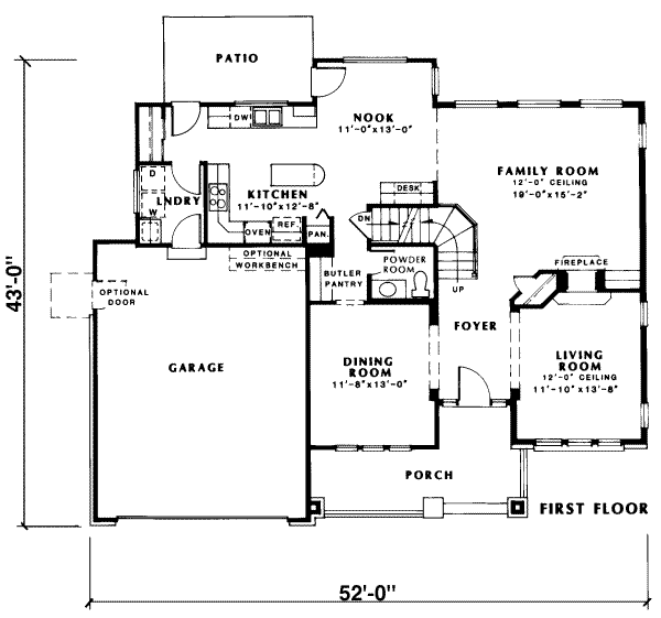 main floor house blueprint
