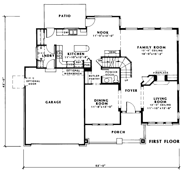 main floor house blueprint