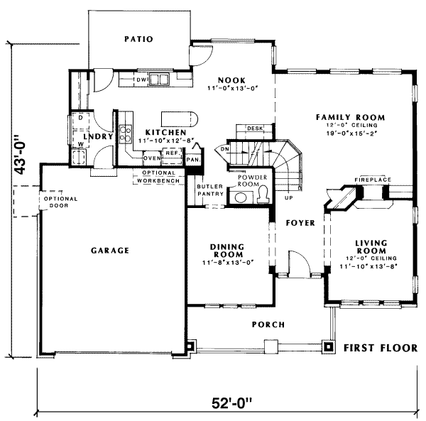 main floor house blueprint