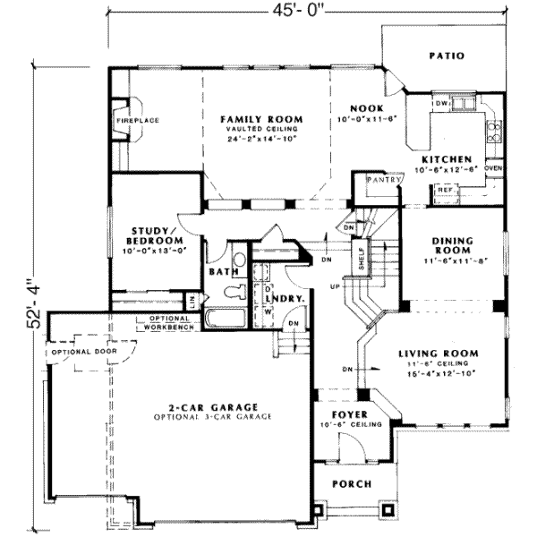 main floor house blueprint