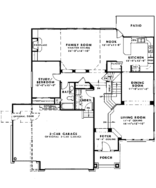 main floor house blueprint