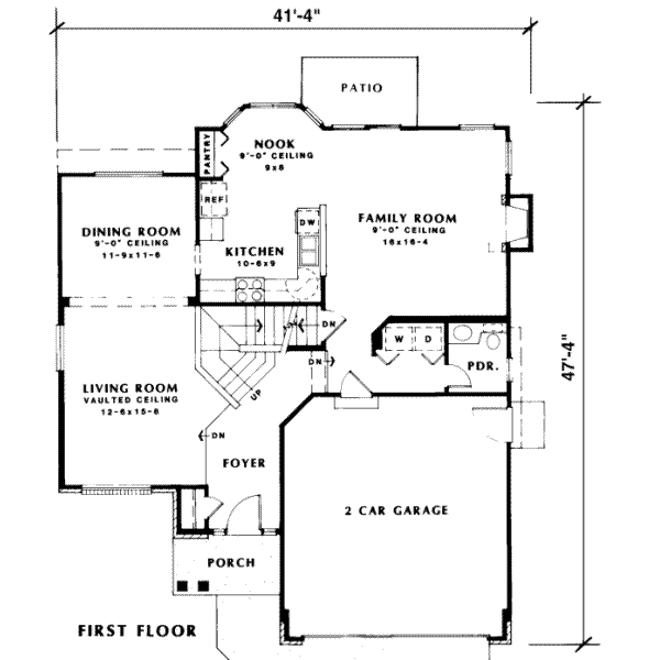 main floor house blueprint