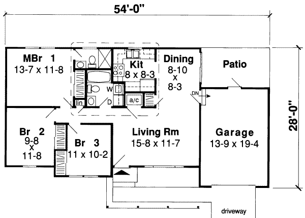main floor house blueprint