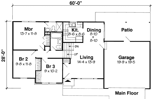 main floor house blueprint