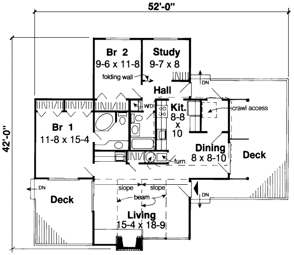 main floor house blueprint