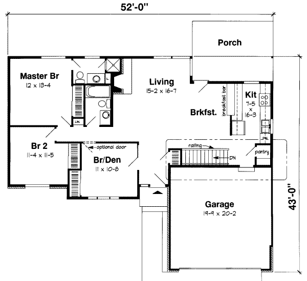 main floor house blueprint