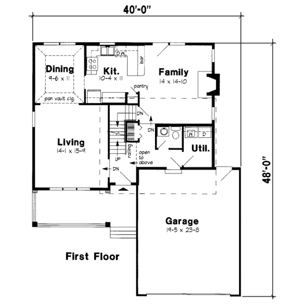 main floor house blueprint